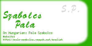 szabolcs pala business card